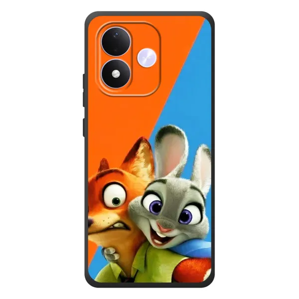 Чехол с рисунком «Ник и Хопс» для Xiaomi Redmi Note 17