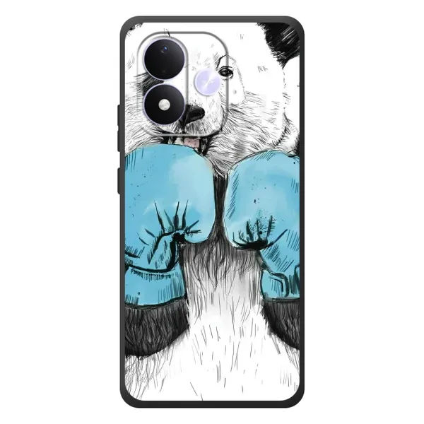 Чехол с рисунком «Панда боксер» для Xiaomi Redmi Note 17 Чехол с рисунком «Панда боксер» для Xiaomi Redmi Note 17