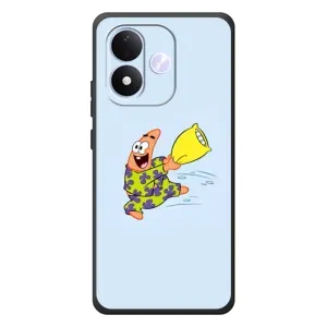 Чохли з Патріком на Xiaomi Redmi Note 17 (Патрік із подушкою)