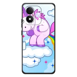 Чохол Unicorn на Xiaomi Redmi Note 17 (Веселка Єдиноріга)