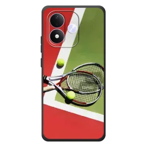 Чохли з прінтом Спортивна тематика для Xiaomi Redmi Note 17 (Ракетки теніс)