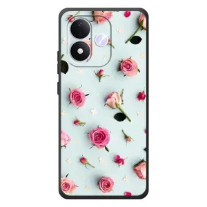 Чехлы с принтом Розочки для Xiaomi Redmi Note 17 (Разные цветы)
