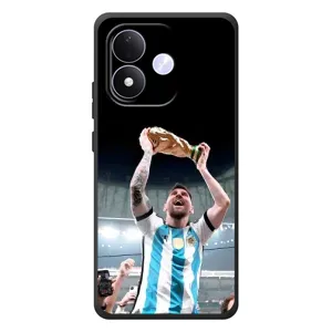 Чехлы Лео Месси Аргентина для Xiaomi Redmi Note 17 (Счастливый Месси)