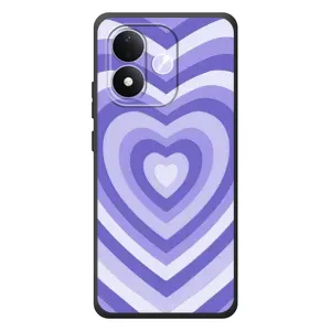 Чехлы с тематикой "Маленькие Сердечки" на Xiaomi Redmi Note 17 (Сердце фиолет)