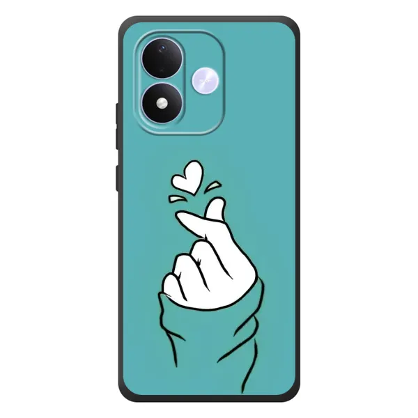 Чехол с рисунком «Сердечко на бирюзовом» для Xiaomi Redmi Note 17