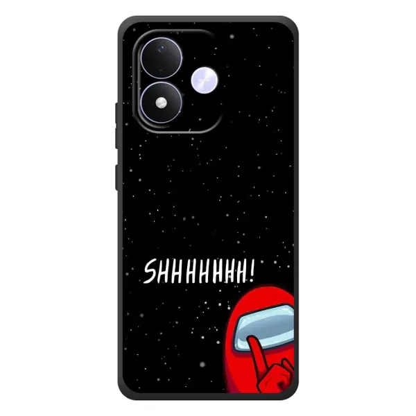 Чехол с рисунком «SHHHHH» для Xiaomi Redmi Note 17 Чехол с рисунком «SHHHHH» для Xiaomi Redmi Note 17