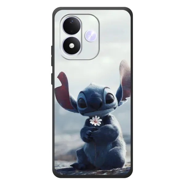 Чехол с рисунком «Стич с цветочком» для Xiaomi Redmi Note 17 Чехол с рисунком «Стич с цветочком» для Xiaomi Redmi Note 17