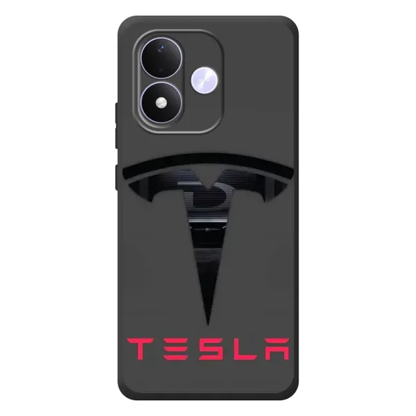 Чехол с рисунком «Logo TESLA» для Xiaomi Redmi Note 17