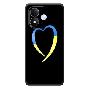 Силиконовый Чехол на Xiaomi Redmi Note 17 (Я-Украина) (Украинское сердце)