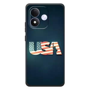 Чехол Флаг USA для Xiaomi Redmi Note 17 (USA)