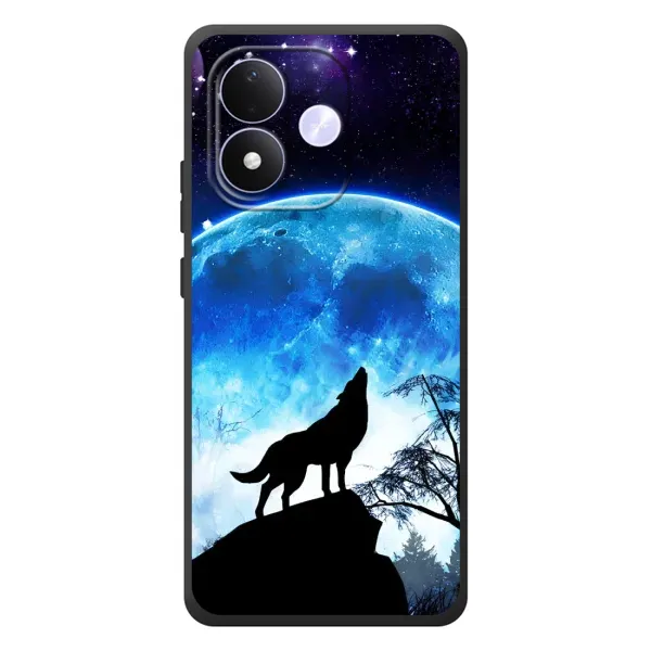 Чехол с рисунком «Воет на луну» для Xiaomi Redmi Note 17