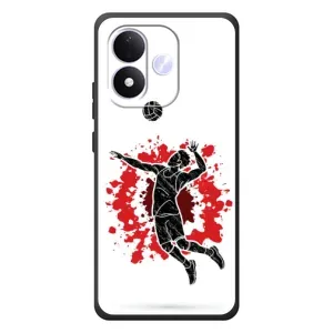 Чохли з прінтом Спортивна тематика для Xiaomi Redmi Note 17 (Волейболіст)