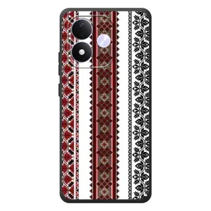 Силиконовый Чехол на Xiaomi Redmi Note 17 с картинкой Вышиванки (Вышиваночки)