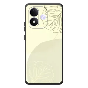 Чехол цветочный дизайн для Xiaomi Redmi Note 17 (Зелёный фон)