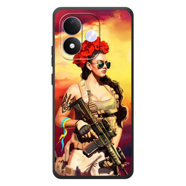 Чехол с рисунком «Женщина солдат» для Xiaomi Redmi Note 17