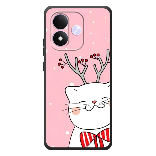 Чехол с рисунком «Зимний кот» для Xiaomi Redmi Note 17