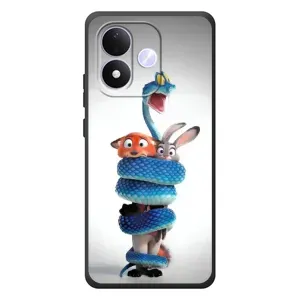 Силиконовый чехол с принтом Зоотрополіс для Xiaomi Redmi Note 17 (Змея Зоо)