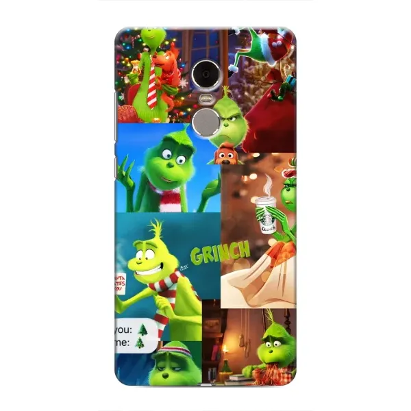 Чехол с рисунком «Арт Гринч» для Xiaomi Redmi Note 4 Чехол с рисунком «Арт Гринч» для Xiaomi Redmi Note 4