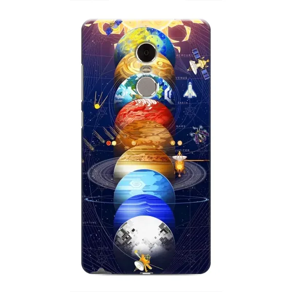 Чехол с рисунком «Арт планети» для Xiaomi Redmi Note 4 Чехол с рисунком «Арт планети» для Xiaomi Redmi Note 4
