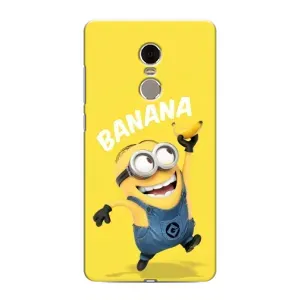 Мультяшный принт на Чехол для Редми Нот 4 (Banana)