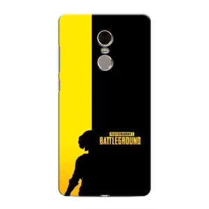 Чохол (TPU) з картинкою "Лого Пабг" на Редмі Нот 4 (Battlegrounds)