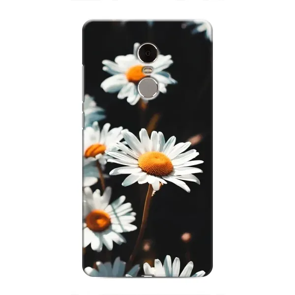 Чехол с рисунком «Белые ромашки» для Xiaomi Redmi Note 4 Чехол с рисунком «Белые ромашки» для Xiaomi Redmi Note 4