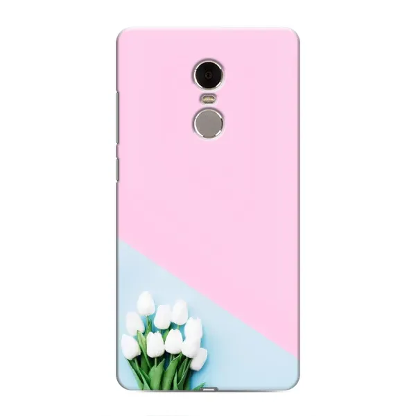Чехол с рисунком «Белые тюльпаны» для Xiaomi Redmi Note 4