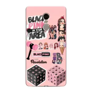 Чехлы с картинкой для Xiaomi Redmi Note 4 (BLACK PINK коллаж)