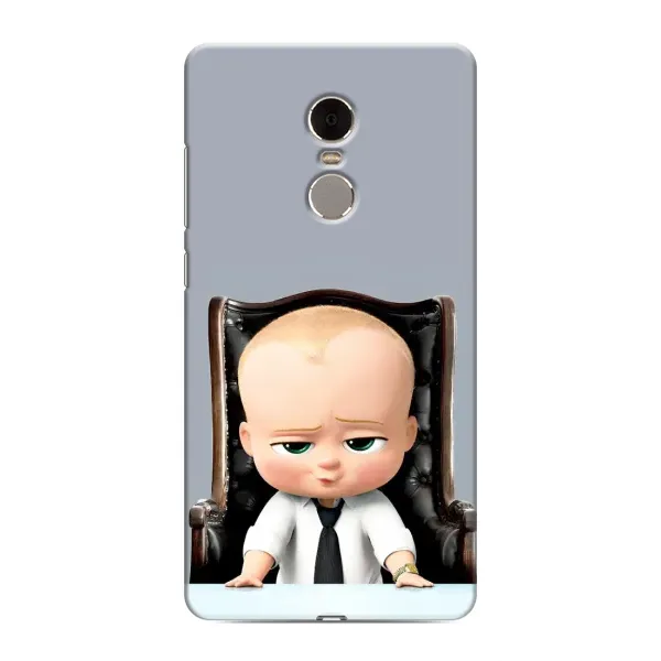 Чехол с рисунком «BOSS» для Xiaomi Redmi Note 4