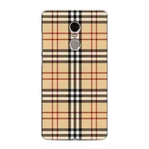 Чохол з Брендами одягу на Редмі Нот 4 (Burberry стиль)