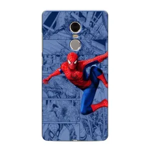 Силиконовый Чехол для Xiaomi Redmi Note 4 (Человек Паук)