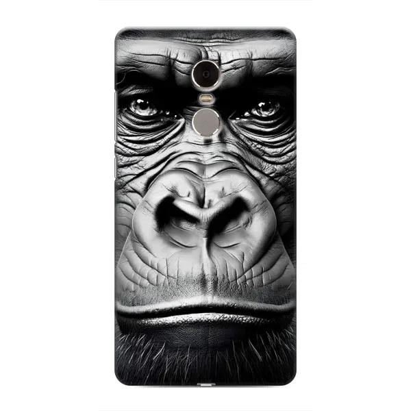 Чехол с рисунком «Черная обезьяна» для Xiaomi Redmi Note 4 Чехол с рисунком «Черная обезьяна» для Xiaomi Redmi Note 4