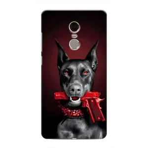 Чохол ДОБЕРМАН для Xiaomi Redmi Note 4 (Доберман злий)