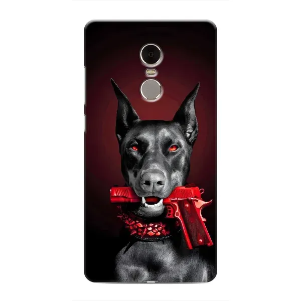 Чехол с рисунком «Доберман злой» для Xiaomi Redmi Note 4 Чехол с рисунком «Доберман злой» для Xiaomi Redmi Note 4