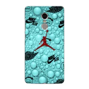 Силиконовый Чехол Nike Air Jordan на Редми Нот 4 (Джордан Найк)