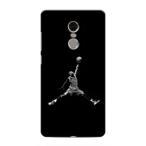 Силиконовый Чехол Nike Air Jordan на Редми Нот 4 (Джордан)