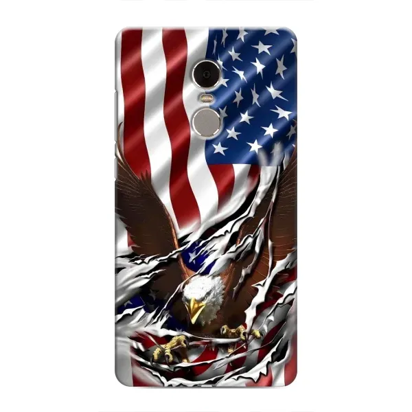 Чехол с рисунком «Флаг USA» для Xiaomi Redmi Note 4 Чехол с рисунком «Флаг USA» для Xiaomi Redmi Note 4