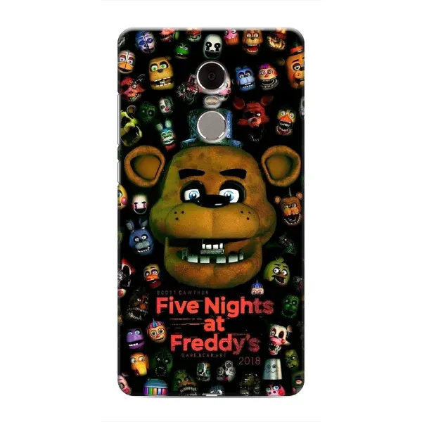 Чехол с рисунком «Freddy» для Xiaomi Redmi Note 4