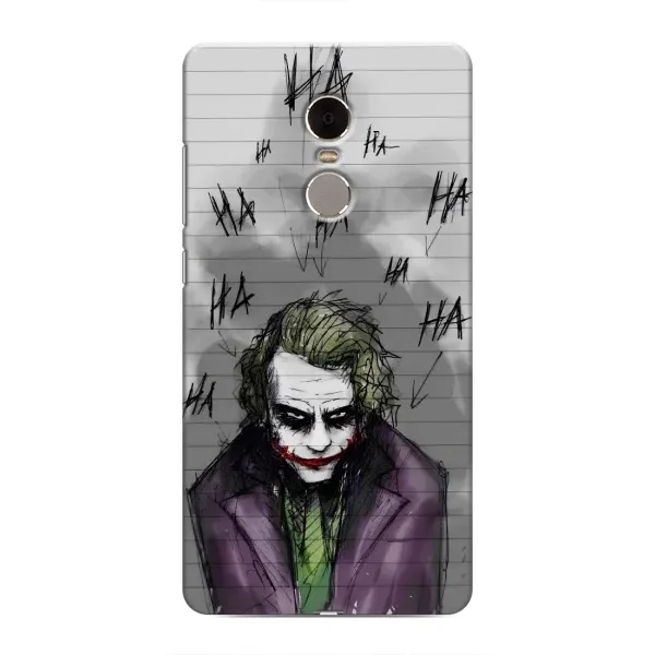 Чехол с рисунком «Joker клоун» для Xiaomi Redmi Note 4 Чехол с рисунком «Joker клоун» для Xiaomi Redmi Note 4