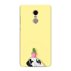Бампер для Xiaomi Redmi Note 4 з картинкою "Песики" (Кактус на голові)