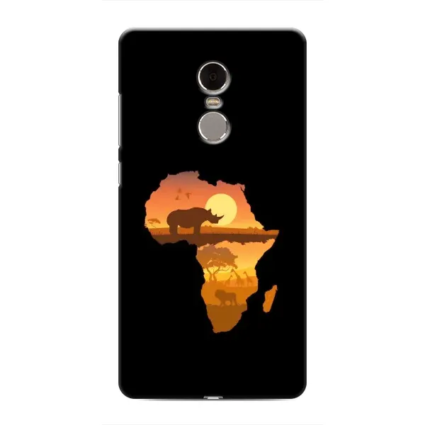 Чехол с рисунком «Карта» для Xiaomi Redmi Note 4