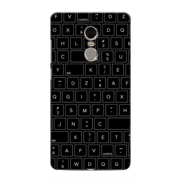 Чехол с рисунком «Клавиатура» для Xiaomi Redmi Note 4 Чехол с рисунком «Клавиатура» для Xiaomi Redmi Note 4