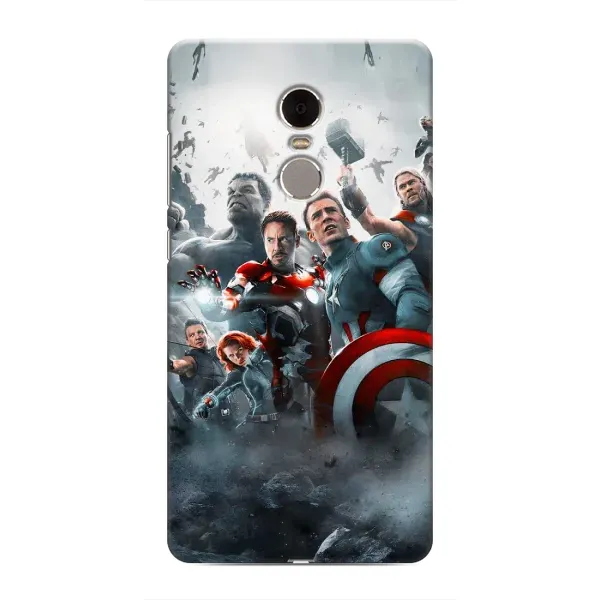 Чехол с рисунком «Команда марвел» для Xiaomi Redmi Note 4