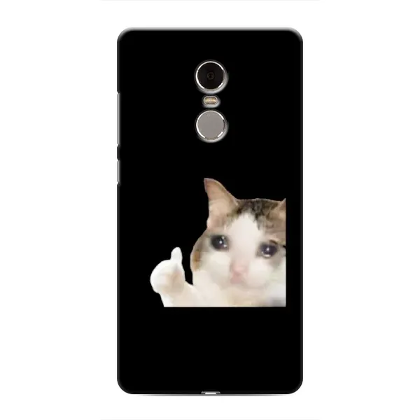 Чехол с рисунком «Кот в слезах» для Xiaomi Redmi Note 4 Чехол с рисунком «Кот в слезах» для Xiaomi Redmi Note 4