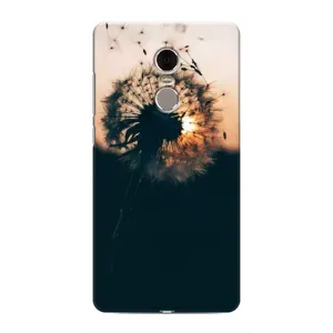 Силиконовый Чехол с одуванчиками на Xiaomi Redmi Note 4 (Красивый одуванчик)