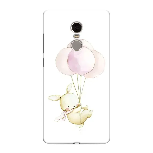 Чехол с рисунком «Кролик и шарики» для Xiaomi Redmi Note 4