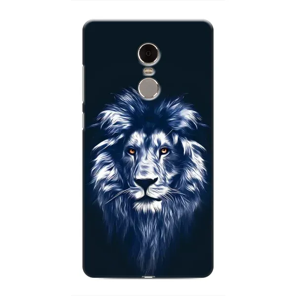 Чехол с рисунком «Лев - синий» для Xiaomi Redmi Note 4 Чехол с рисунком «Лев - синий» для Xiaomi Redmi Note 4