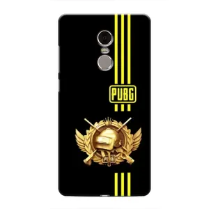 Чохол (TPU) з картинкою "Лого Пабг" на Редмі Нот 4 (Логотип PUPG)