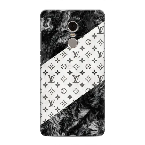 Чехол с рисунком «LV на белом» для Xiaomi Redmi Note 4 Чехол с рисунком «LV на белом» для Xiaomi Redmi Note 4