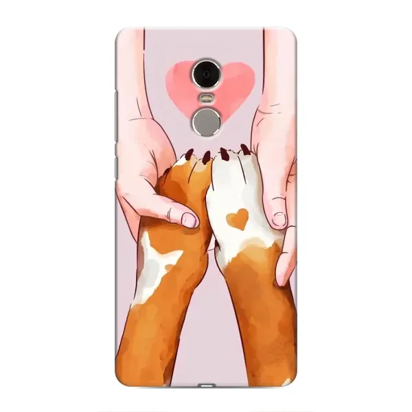 Чехол с рисунком «Любовь к собакам» для Xiaomi Redmi Note 4 Чехол с рисунком «Любовь к собакам» для Xiaomi Redmi Note 4